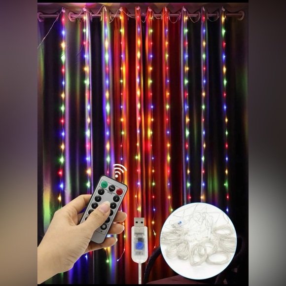 NEW 1 COLORFUL COPPER STRING LIGHT - Picture 1 of 6